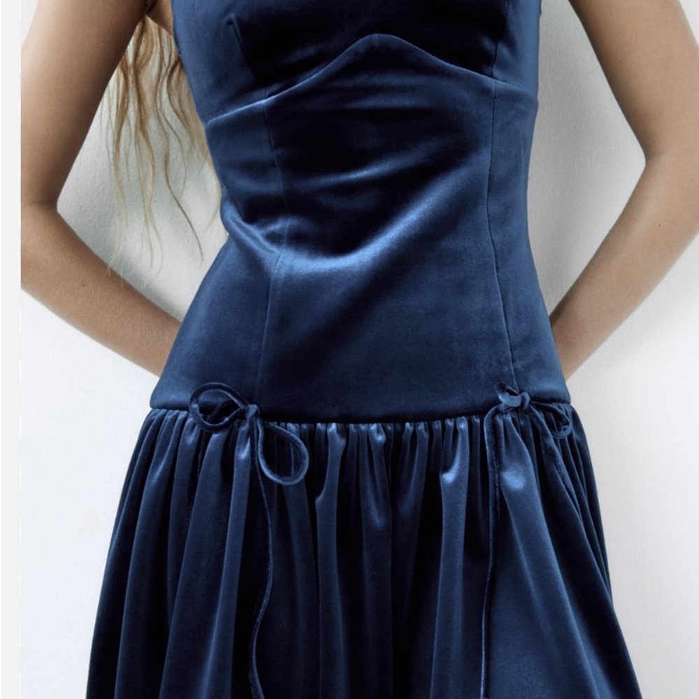 Zara short dress with bows